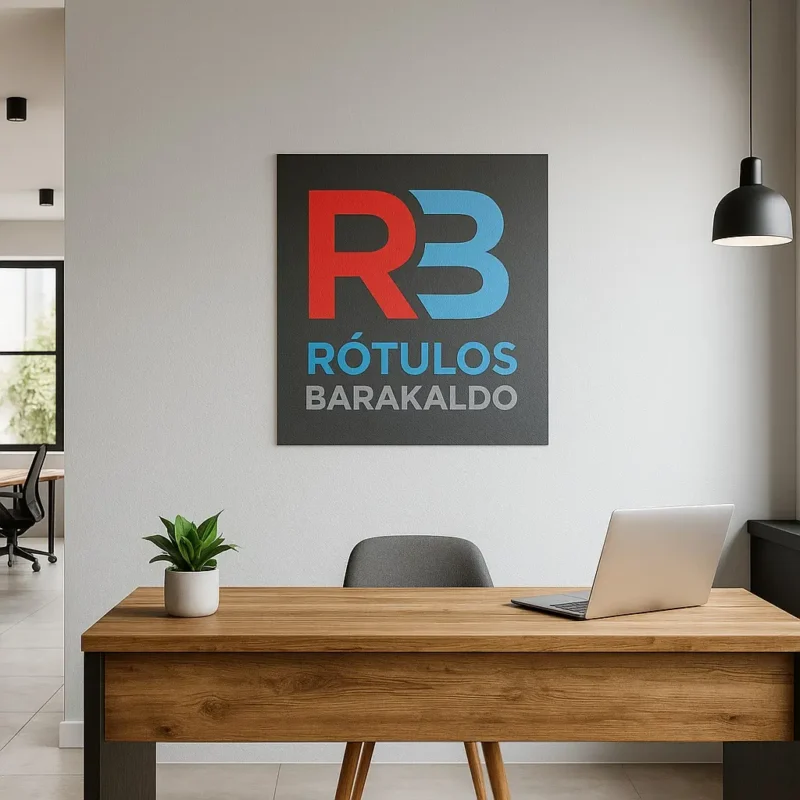 Vinilo corporativo y señalización interior en Basauri