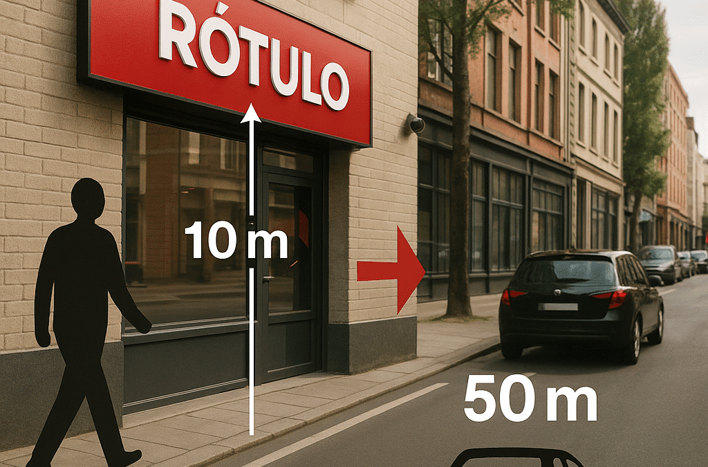 Ubicación estratégica: maximiza la visibilidad de tu rótulo