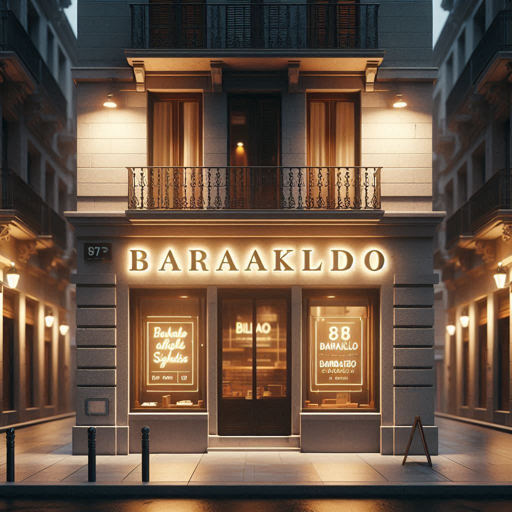 Letras corpóreas con iluminación LED en fachada